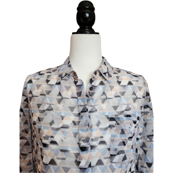 Debbie Shuchat Hi-Lo Pleated Blouse - Picture 8 of 12